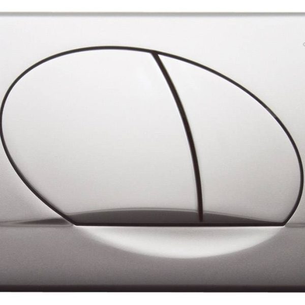 Tipka za ispiranje SELENITE DUO krom mat (195868) LIV