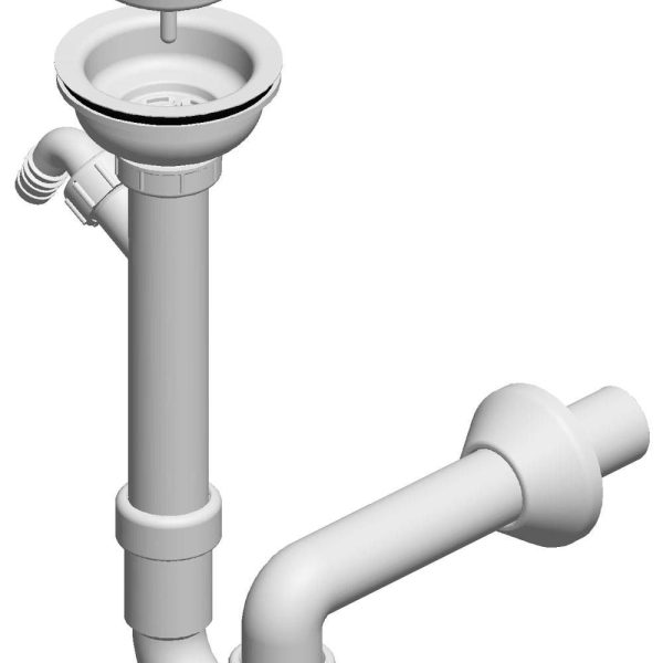 Sifon jednodjelni s priključkom Ø 115 mm (196492) LIV