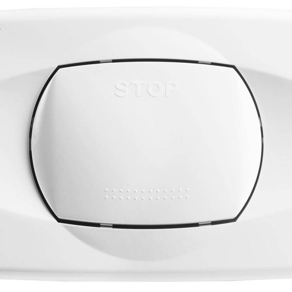 Tipka za ispiranje TORNADO STOP bijela (195385) LIV