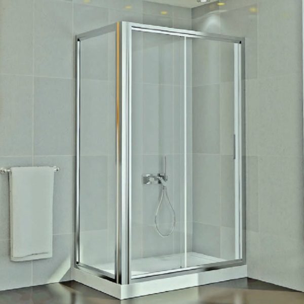 Kabina dual kvadratna 80X120 5mm al.profil HIDRA STIL