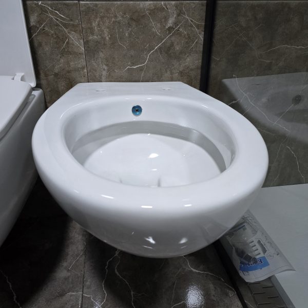 WC Školjka viseća+pipa LILA