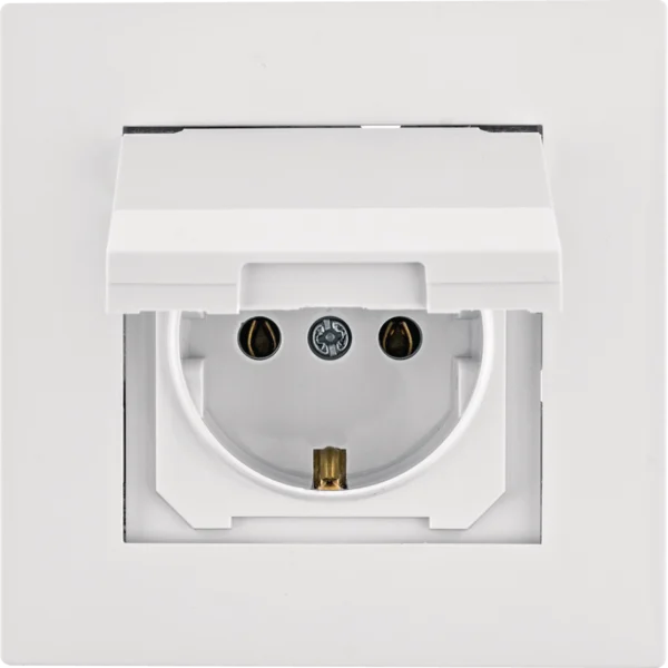 INTENSE UTIČNICA SA POKLOPAC+OKVIR BIJELA WL8060 HAGER