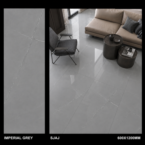 Pločica unutrašnja 60X120 IMPERIAL GREY SJAJ 1,44#