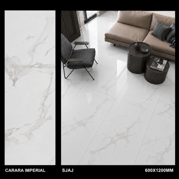 Pločica unutrašnja 60X120 CARARA IMPERIAL 1,44M2