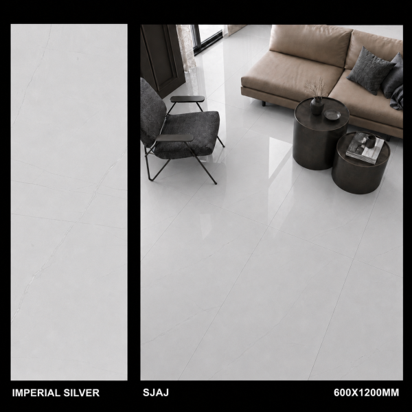 Pločica unutrašnja 60X120 IMPERIAL SILVER SJAJ 1,44