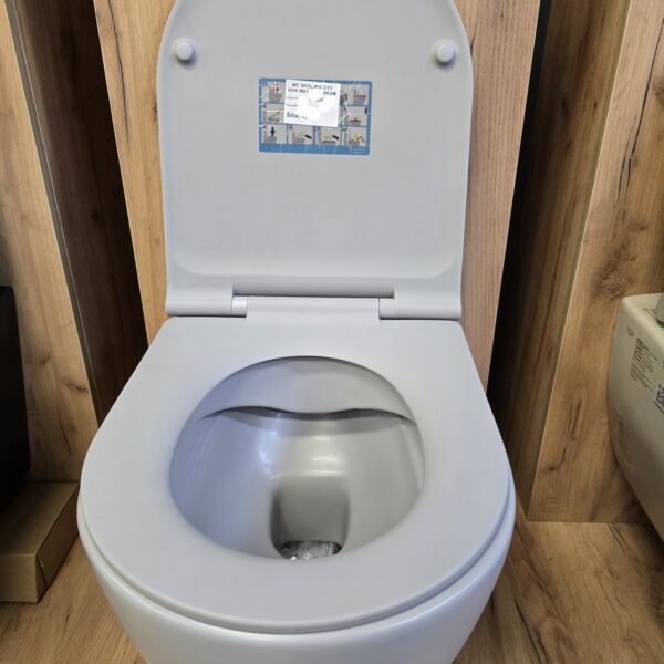 WC ŠKOLJKA CITY SIVA MAT SA DASKOM