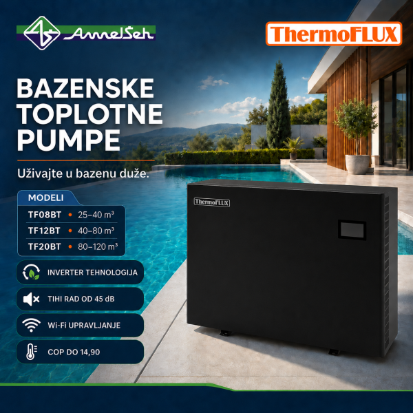 TOPLOTNA PUMPA BAZENSKA THERMOFLUX 220V
